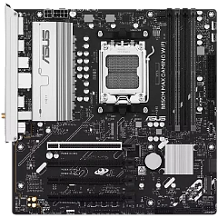 ASUS Main Board Desktop AMD Socket AM5 AMD B850 Chipset 4 x DIMM slots, max. 256GB 1 x DisplayPort 1 x HDMI port 1 x Wi-Fi module 3 x M.2 slots 4 x SATA ATX Form Factor