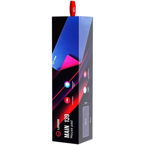 Lorgar Main 139, Gaming mouse pad, High-speed surface, Purple anti-slip rubber base, size: 900mm x 360mm x 3mm, weight 0.6kg