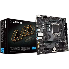 GIGABYTE Mainboard Desktop B760M H DDR4 (LGA1700, 2xDDR4, 1xDSub, 1xHDMI, GLAN, 1x PCI Express x16 PCIe 4.0, 1x PCI Express x1 PCIe 3.0, 2xM.2, 4 x SATAIII, 6x USB3.2 Gen1, 6x USB2.0/1.1) mATX