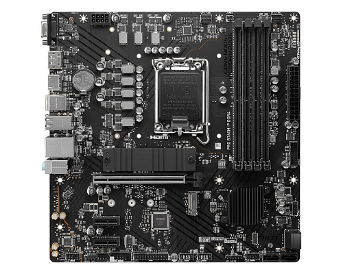 Материнская плата MSI PRO B760M-P DDR4 LGA1700 4xDDR4 4xSATA3 RAID 2xM.2 VGA HDMI DP mATX