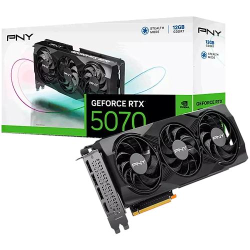 PNY GEFORCE RTX TM 5070 12GB Triple Fan DLSS 4