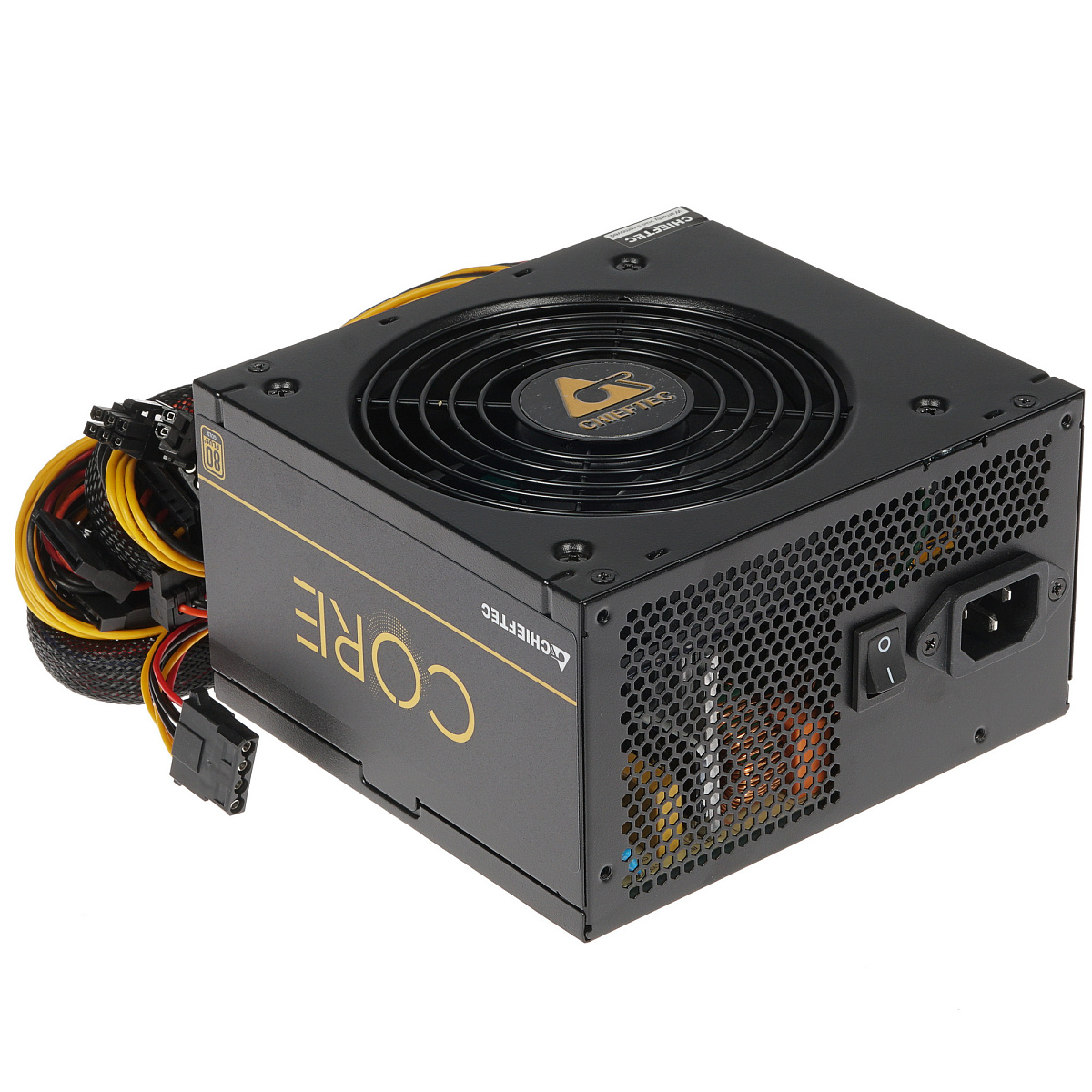 БП ATX 600W Chieftec Core BBS-600S, 12sm fan, 20+4/24+4/24+8, 6SATA, 3molex, 2x6+2p PCI