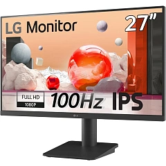 Монитор LCD 27'' 16:9 1920х1080(FHD) IPS, 100 Hz, 250 cd/m2, 1300:1, 5ms, 2xHDMI, Tilt, 1Y, Black