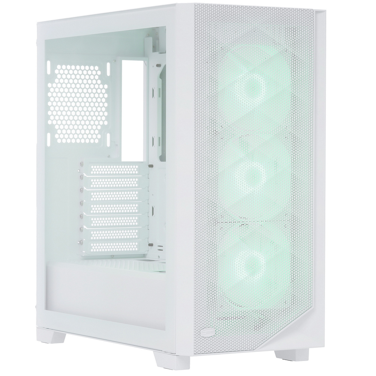 Корпус PCCooler C3D510 WH ARGB EATX/ATX/mATX/ITX 2x3.5", 2x2.5", USB3.0, 2xUSB2.0, 3xFAN ARGB included, White