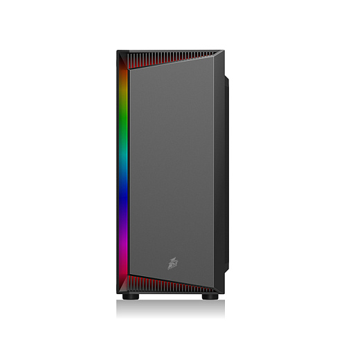 Корпус 1Stplayer RB-4-BK-1F5M, Midi Tower, m-ATX, Black, 2x3.5"/2x2.5", USB, USB3.0