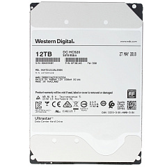 Western Digital Ultrastar DC HDD Server HE12 (3.5’’, 12TB, 256MB, 7200 RPM, SATA 6Gb/s, 512E SE) SKU: 0F30146