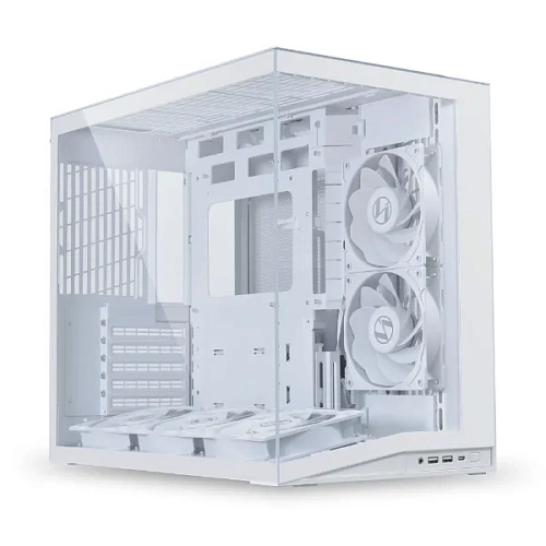 Корпус Lian Li O11 Dynamic Mini V2 Flow, Mini Tower, ATX, White, 2x2.5"/2x3.5", 2xUSB3.0, USB-C