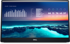 Монитор 14" Dell P1424H, Black-Gray, IPS, 1920x1080@60Hz, 300кд/м2, 700:1, 6ms, 2xUSB-C
