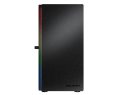 Корпус Cougar Purity RGB, Mini Tower, m-ATX, Black, 2x3.5"/2x2.5", USB2.0, 2xUSB3.0