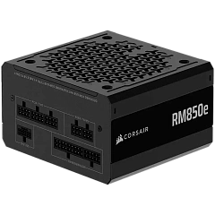 CORSAIR RM850e, 850 Watt, ATX 3.1, PCIe 5.1, Cybenetics GOLD Certified, Fully Modular