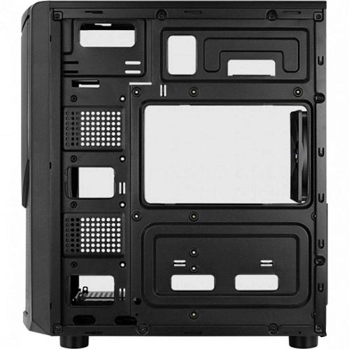 Корпус AeroCool Tomahawk-S, Midi Tower, ATX, Black, 1x3.5"/4х2.5", 2xUSB