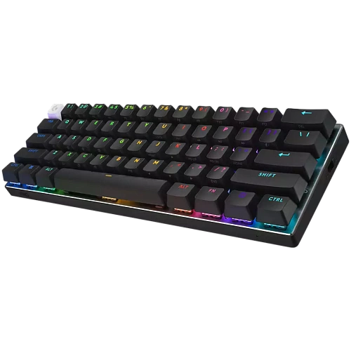 LOGITECH G PRO X 60 LIGHTSPEED Wireless Gaming Keyboard (Tactile) - BLACK - US INT'L - 2.4GHZ/BT - EMEA28-935 - TACTILE SWITCH