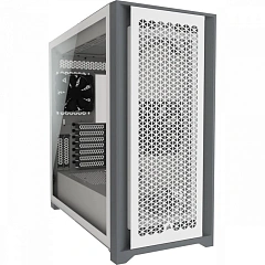 Корпус Corsair 5000D Airflow, Midi Tower, ATX, E-ATX, White, 4x2.5"/2x3.5", 2xUSB3.0, USB-C