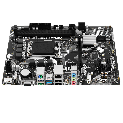 Материнская плата ASRock B760M-HDV/M.2 D4 LGA1700 2xDDR4 4xSATA RAID M.2 VGA HDMI DP mATX