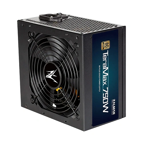 БП ATX 750W Zalman TeraMax 750-TMX, Gold, 20+4+8/24+8+8, 12cm, 4x6+2p PCI-E
