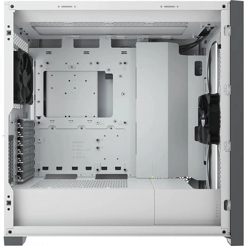 Корпус Corsair 5000D Airflow, Midi Tower, ATX, E-ATX, White, 4x2.5"/2x3.5", 2xUSB3.0, USB-C