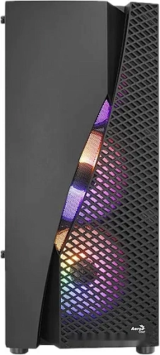 Корпус AeroCool Wave-G-BK-v2, Midi Tower, ATX, Black, 2x3.5"/2x2.5", USB, 2xUSB3.0