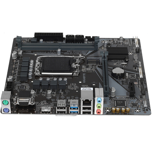 Матплата Gigabyte H610M H V2, iH610, S1700, mATX, 2DDR-5, PCI-Ex16, 4SATA, 1xM.2, VGA, HDMI, 12USB