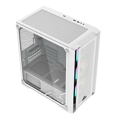 Корпус Wintek Andromeda D531-W TG, Midi Tower, m-ATX, White, 1x2.5"/2x3.5", 3xUSB, RGB