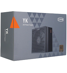 Блок питания PCCooler YK650, 650W, Non Modular, 80+ BRONZE, Fan 135mm, P5-YK650-B1F