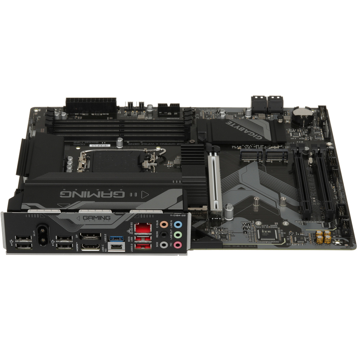 Матплата Gigabyte B760 Gaming X WiFi6E Gen5, iB760,S1700,ATX,4DDR-5,3PCI-Ex16,4SATA,3xM.2,HDMI,DP