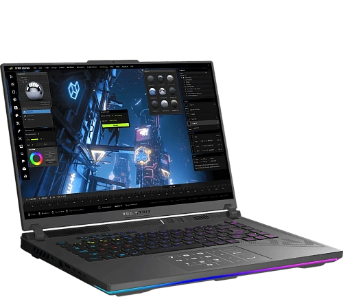 Ноутбук Asus G615LR, Core Ultra 7 255HX/16''WQXGA/16GB/1TB/GF RTX5070Ti 12GB/LAN/DOS