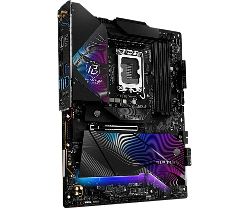 Матплата ASRock Z890 Riptide WiFi, iZ890, S1851, ATX, 4DDR-5, 2хPCI-Ex16, 4SATA, 5xM.2, HDMI, 24USB