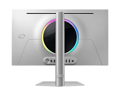 Игровой монитор Odyssey OLED G6  27" SAMSUNG LS27DG600SIXCI, OLED, 2560x1440 QHD, 360Hz 0,03мс, 250кд/м2, 1 000 000:1, HDR10+ Gaming, 2xHDMI 1xDP 2xUSB3.0, Регулируемый по высоте до 120мм, Поворот Экрана, Цвет: Черны-Серебряный с Подсветкой