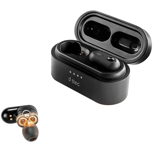 ttec AirBeat Duo True Wireless Headsets , Black