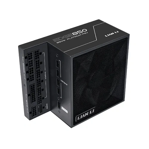 Блок питания Lian Li EG0850 BLACK 850W Full Modular, 80+ PLATINUM, КПД 92,41%, 25.96dBA, FAN 120MM FDB, 2000rpm, Black, G9P.EG0850.BE00.EU