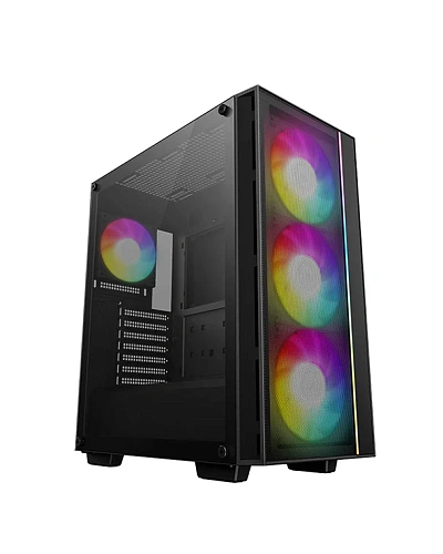 Корпус DeepCool Matrexx 55 Mesh V4, Midi Tower, ATX, Black, 2x3.5"/2x2.5", 2xUSB3.0