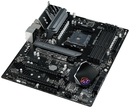 Матплата ASRock B550 PG Riptide, AM4, ATX, 4DDR-4, 3xPCI-Ex16, 6SATA, 2xM.2, HDMI, 21USB