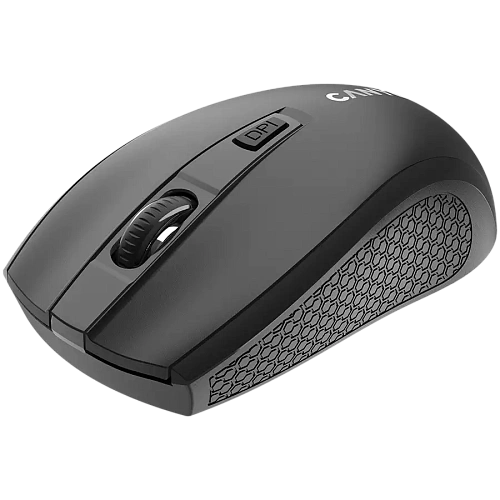 CANYON MW-7, 2.4Ghz wireless mouse, 6 buttons, DPI 800/1200/1600, with 1 AA battery ,size 110*60*37mm,58g,black