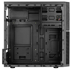 Корпус AeroCool CS-105, Mini Tower, m-ATX, Black, 1x5.25"/2x3.5"/1x2.5", USB, USB3.0