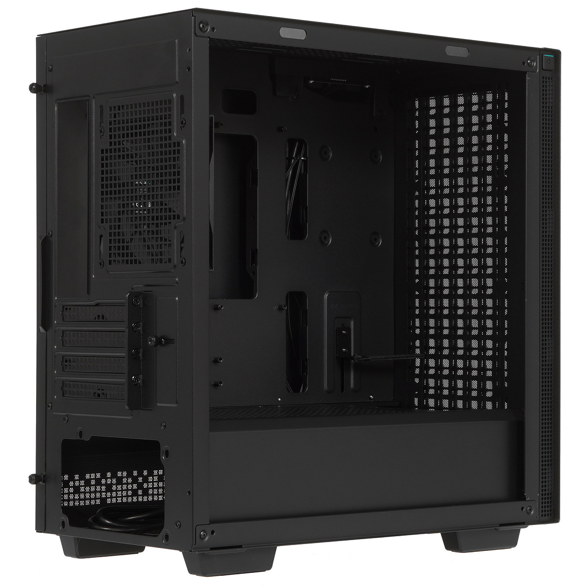 Корпус DeepCool CH370, Midi Tower, m-ATX, Black, 2x3.5"/2x2.5", 2xUSB3.0