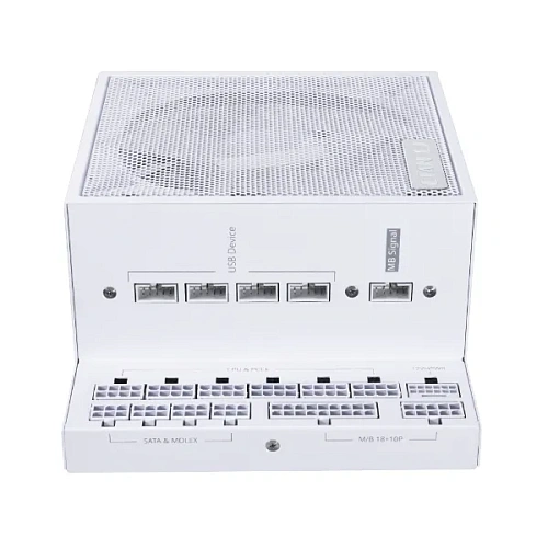 Блок питания Lian Li EG1000 WHITE 1000W Full Modular, 80+ PLATINUM, КПД 92,36%, 25.96dBA, FAN 120MM FDB, 2000rpm, White, G9P.EG1000.WE00.EU