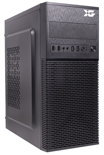 Корпус X-Game Cronus, Midi Tower, ATX, Black, 1х5.25"/2x3.5"/1x2.5", 2хUSB1.0