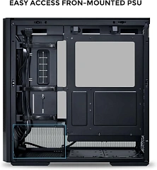 Корпус Lian Li Lancool 207 Black ATX/mATX/mITX, фронтальный пылевой фильтр, спереди предустановлено 2x140mm ARGB Fan, 1xTypeC, 2xUSB3.0, G99.LAN207RX.00
