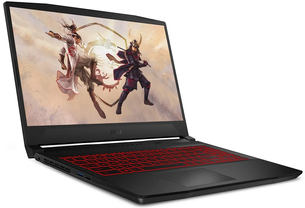 Ноутбук MSI Katana GF66 11UC, Core i7-11800H/15.6"FHD/8GB/512GB/GF RTX3050 4GB/LAN/DOS