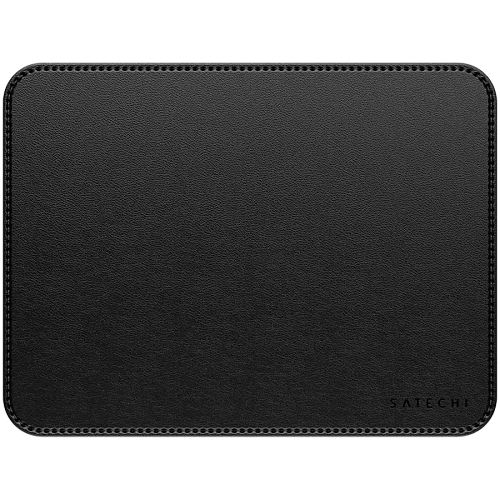 SATECHI Vegan-Leather Premium Mouse Pad (Black)