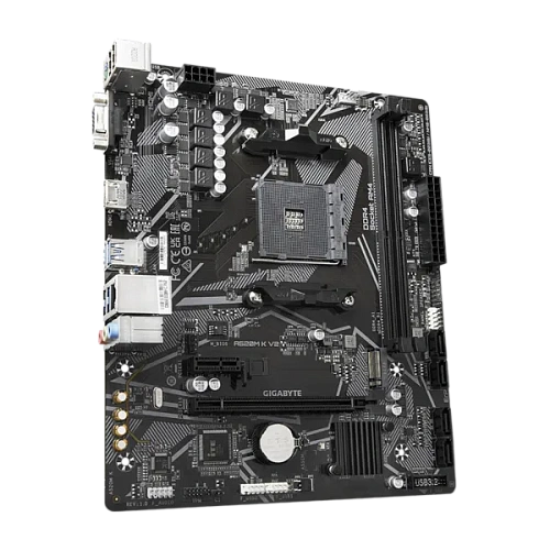 Матплата Gigabyte A520M K V2, AM4, mATX, 2DDR-4, 1xPCI-Ex16, 4SATA, 1xM.2, HDMI, 12USB