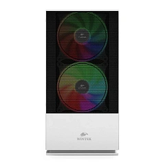Корпус Wintek Shadow 701-W TG, Mini Tower, m-ATX, White, 2x3.5"/2x2.5", 2xUSB, USB3.0, RGB