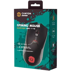 CANYON mouse Carver GM-116 6buttons Wired Black