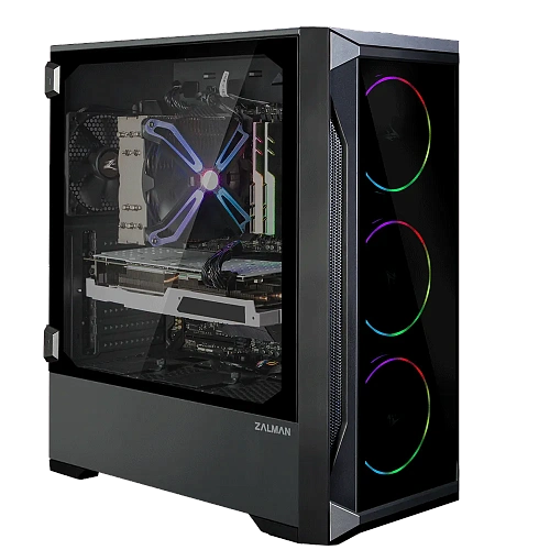 Корпус Zalman Z8 TG, Midi Tower, ATX, Black, 4x2.5"/2x3.5", USB2.0, 2xUSB3.0