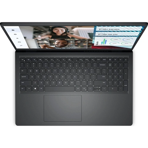 Ноутбук Dell/Vostro 3520/1г/Core i5/1235U/1,3 GHz/16 Gb (2x8Gb 2666MHz)/512GB SSD PCIe M.2/Iris Xe/15,6'' FHD/Wi-Fi5/BT 5.0/Ubuntu/Черный