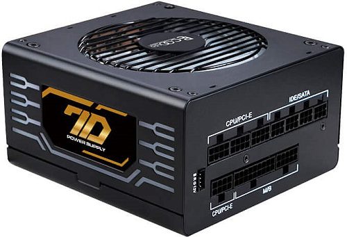 Блок питания с подсветкой ARGB PCCooler GI-P550, 550W, Full Modular, 80+ GOLD, ARGB синхронизация, Fan 140mm, GI-P550 Великолепный блок питания на основе японских конденсаторов с функцией ARGB подвестки!