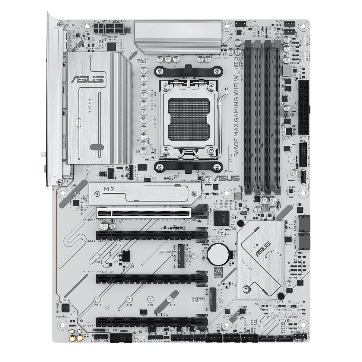 Матплата Asus ROG Strix B650E-F Gaming WiFi, AM5, ATX, 4DDR-5, 2xPCI-Ex16, 4SATA, 3xM.2,HDMI,DP,6USB