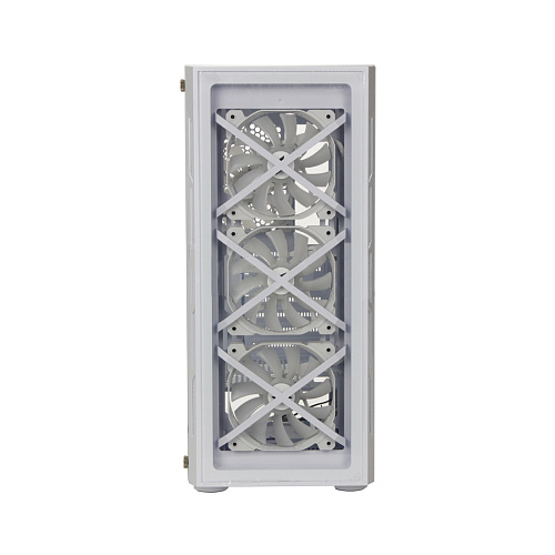 Корпус 1Stplayer FireBase XP-G-WH-4F7-W, Midi Tower, ATX, White, 2x3.5"/3x2.5", 3хUSB, RGB