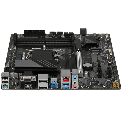Матплата Gigabyte B760M DS3H Gen5, iB760,S1700,mATX,4DDR-5,3xPCI-Ex16,4SATA,2xM.2,VGA,HDMI,2xDP,9USB