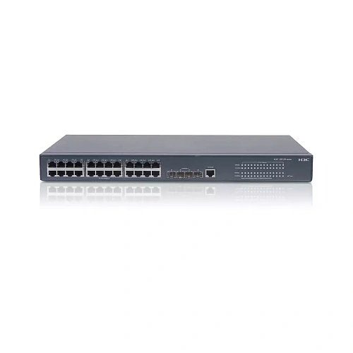 Switch 28 port H3C LS-5120V2-28P-LI-GL, 24x10/100/1000 Мбит/с, 4хSFP, Console RJ-45